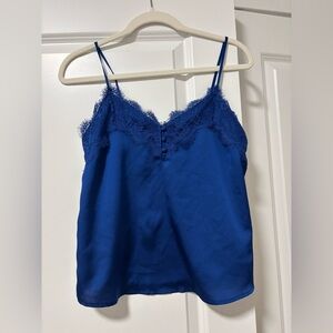 Abercrombie & Fitch Royal Blue Lace Cami